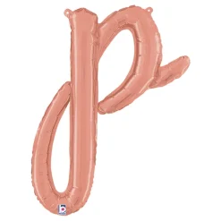 Bokstavballong Script Roségull