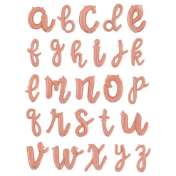 Bokstavballong Script Roségull