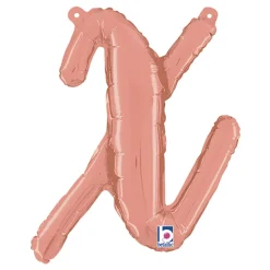 Bokstavballong Script Roségull