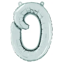 Bokstavballong Script Silver