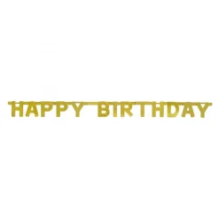 Bokstavgirlander Happy Birthday Gull