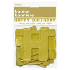 Bokstavgirlander Happy Birthday Gull