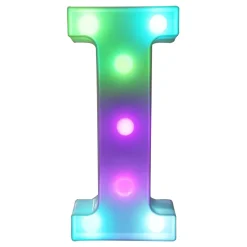 Bokstav med LED-belysning RGB