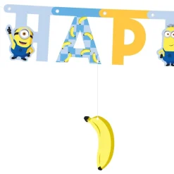 Bokstavsgirlander Happy Birthday Minions