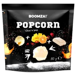 Boomza Popcorn Chili Mango Orange Hvit Sjokolade