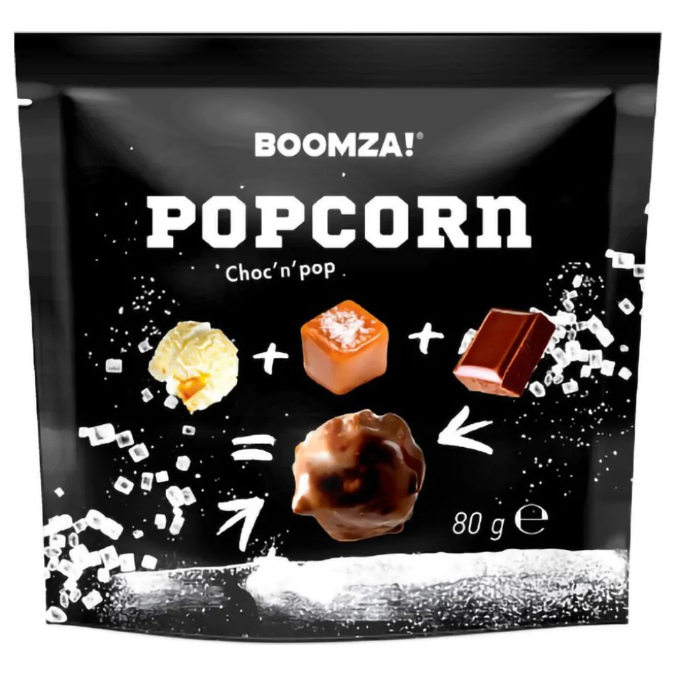Boomza Popcorn Salted Caramel Chocolate