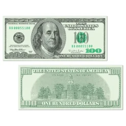 Borddekorasjon Dollarseddel
