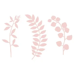 Borddekorasjoner Løv Rosa