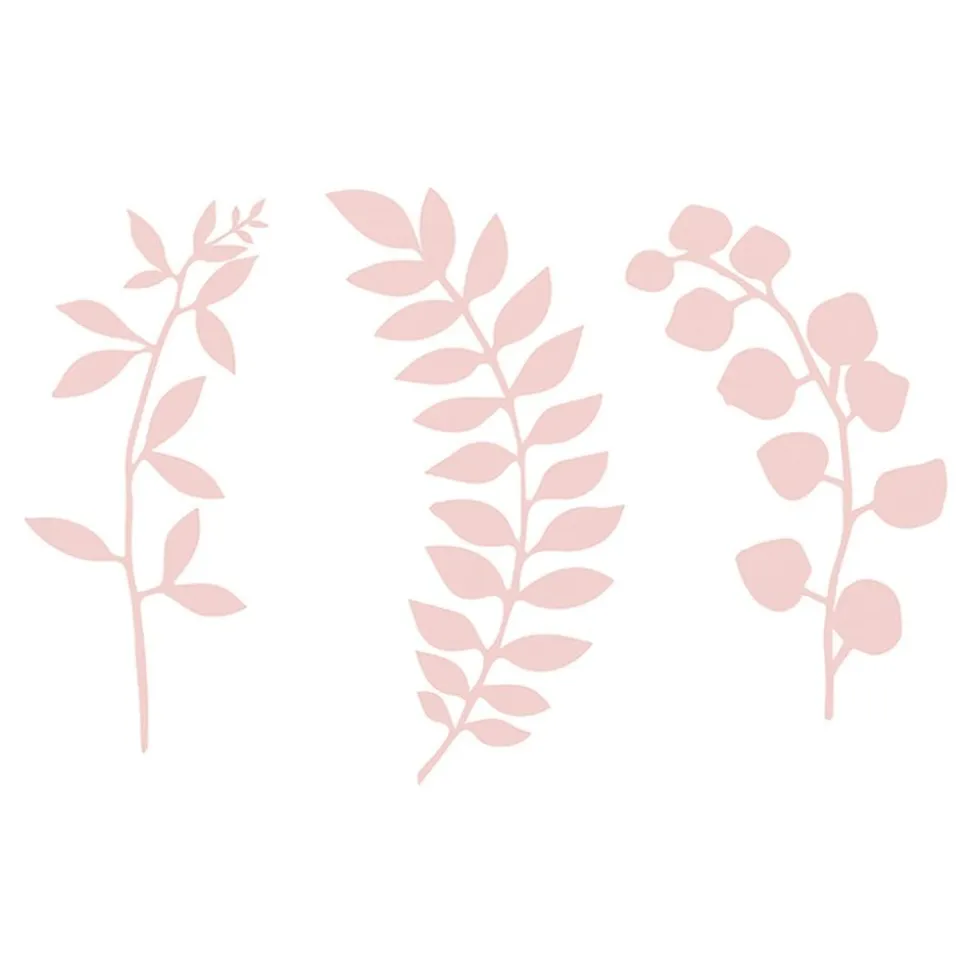 Borddekorasjoner Løv Rosa