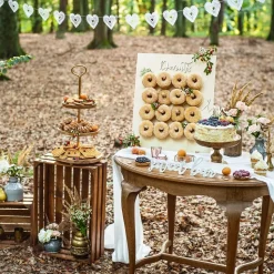 Borddekorasjon Sweet Bar Hvit