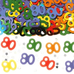 Bordkonfetti 80 Flerfarget