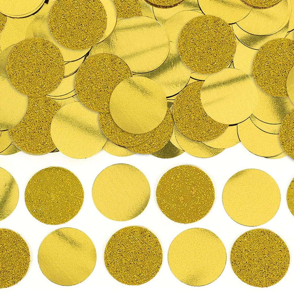 Bordkonfetti Gull Metallic Glitter