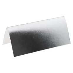 Bordkort Sølv Metallic