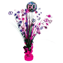 Bordpynt 60 Svart/Rosa Glitter
