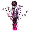 Bordpynt 40 Svart/Rosa Glitter
