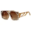 Briller brune med strass