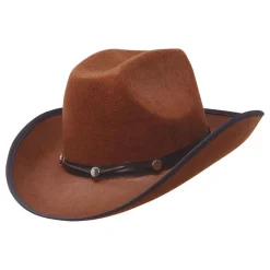 Brun Cowboyhatt