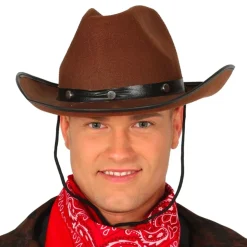 Brun Cowboyhatt