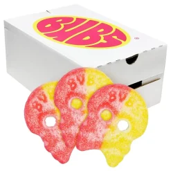 BUBS Lemon Raspberry Skalle Storpakning