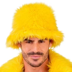 Bucket Hat Fluffy Gul