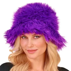 Bucket Hat Fluffy Lilla