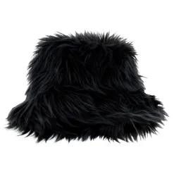 Bucket Hat Fluffy Svart