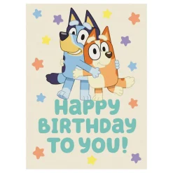 Bursdagskort Bluey