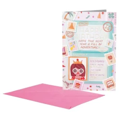 Bursdagskort Passport Birthday