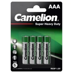 Camelion Super Heavy Duty AAA-batterier