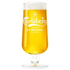 Carlsberg Ølglass med stett