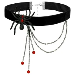 Choker Halskjede med Edderkopp