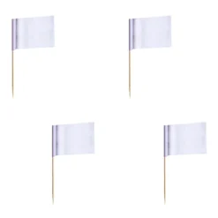 Cocktailflagg Hvit