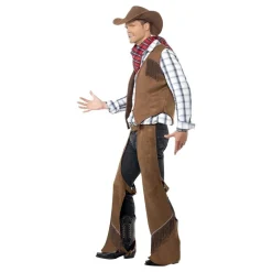 Cowboy Brun Kostyme