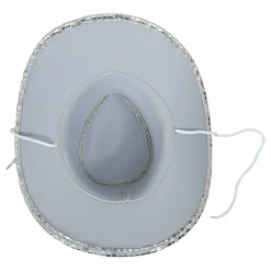 Cowboyhatt Disco Sølv