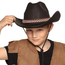 Cowboyhatt Svart for Barn