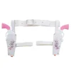 Cowgirl Hylster med Pistoler Hvit/Rosa