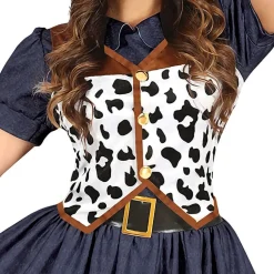 Cowgirl Kjole Kostyme