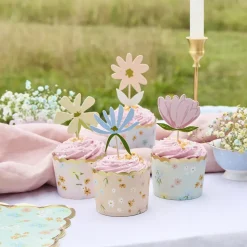 Cupcake Kit Floral Pastell