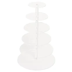Cupcakestativ av Akrylplast Seks Etasjer