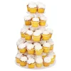 Cupcakestativ av Akrylplast Fem Etasjer