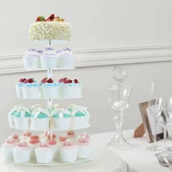 Cupcakestativ av Akrylplast Fem Etasjer