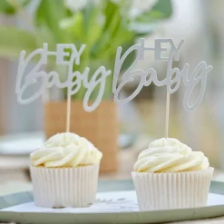 Cupcake Toppers Hey Baby