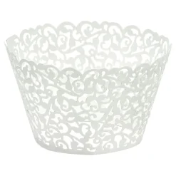 Cupcake Wrappers Hvit Lace