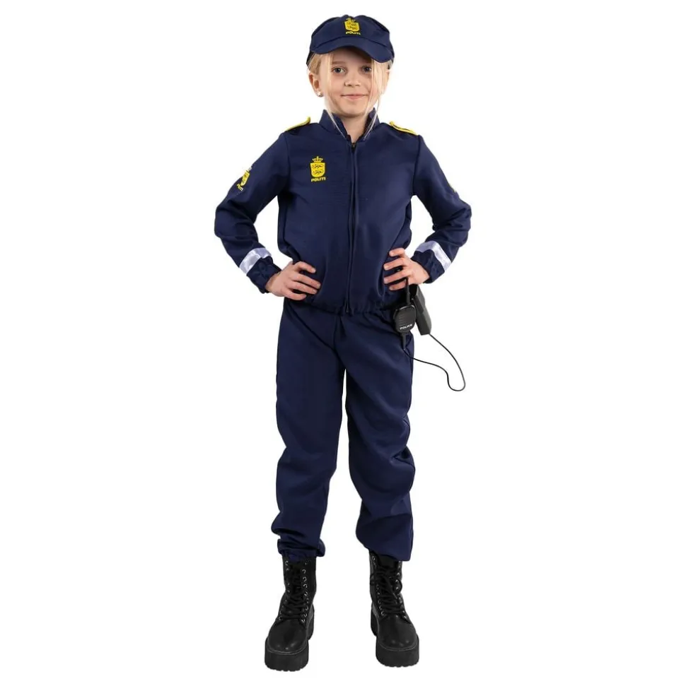 Dansk Politi Barn Kostyme