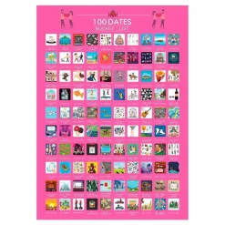 100 Dates Bucket List Skrapetavle