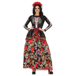 Day of the Dead Kjole Kostyme