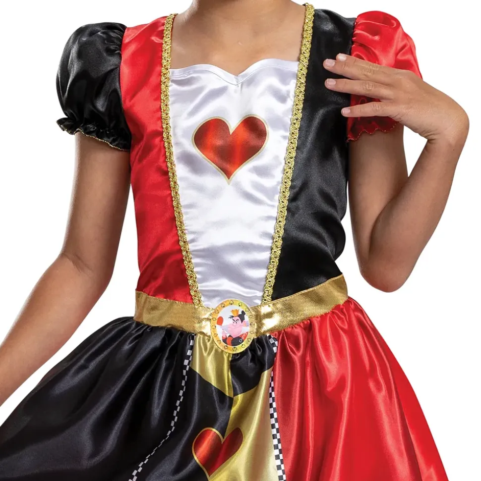 Disney Dronning Hjerter Dame Barn Kostyme