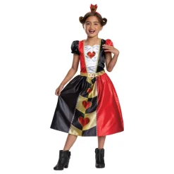 Disney Dronning Hjerter Dame Barn Kostyme