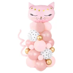 DIY Ballongfigur Katt Rosa