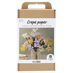DIY-sett Kreppapirblomster